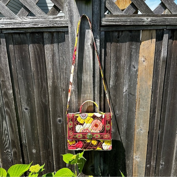 Vera Bradley Buttercup "Julia" Crossbody Bag - Picture 2 of 11